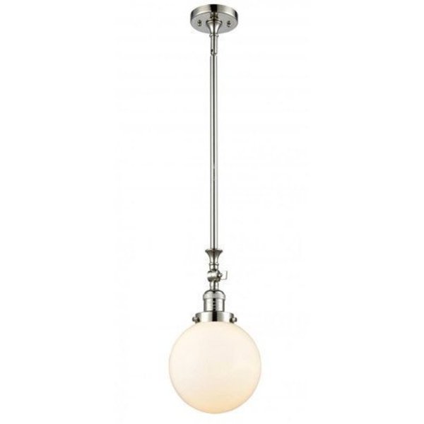 Innovations Lighting 1 Light Vintage Dimmable Led Beacon 8" Mini Pendant 206-PN-G201-8-LED